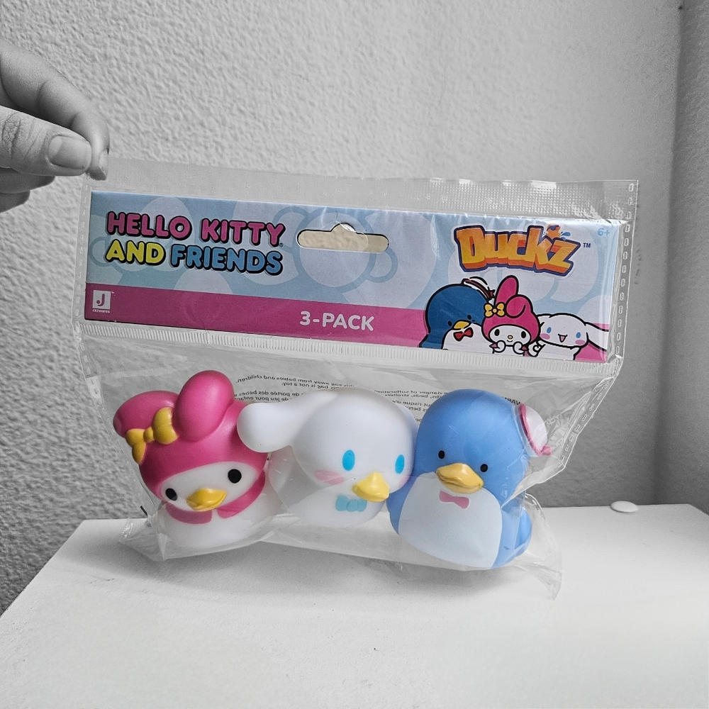 Hello Kitty And Friends Duckz 3 Pack Set